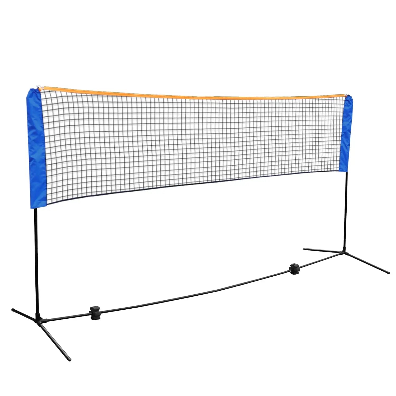 Segawe 10X5 Ft Freestanding Height-Adjustable Portable Badminton Net Set, PVC Nylon Outdoor Sports Equipment with Easy Setup & Carrying Bag for Badminton, Volleyball Training,Summerwins