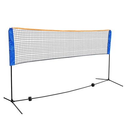 Segawe 10X5 Ft Freestanding Height-Adjustable Portable Badminton Net Set, PVC Nylon Outdoor Sports Equipment with Easy Setup & Carrying Bag for Badminton, Volleyball Training,Summerwins
