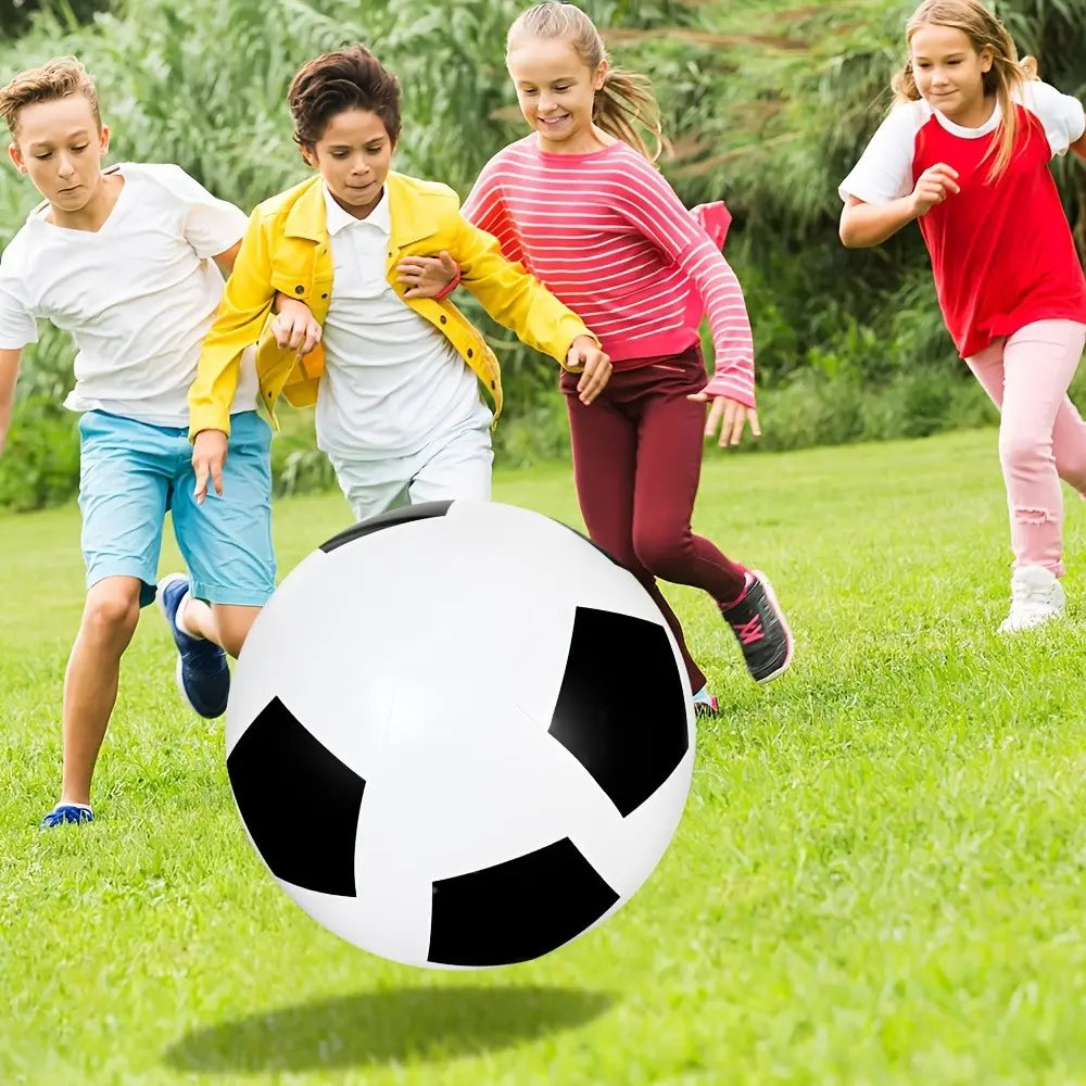 Large 23-Inch Inflatable Giant Soccer Ball, Beach Sports Ball, Pool Party Decor Toy, Super Large Beach Toy for Water Games