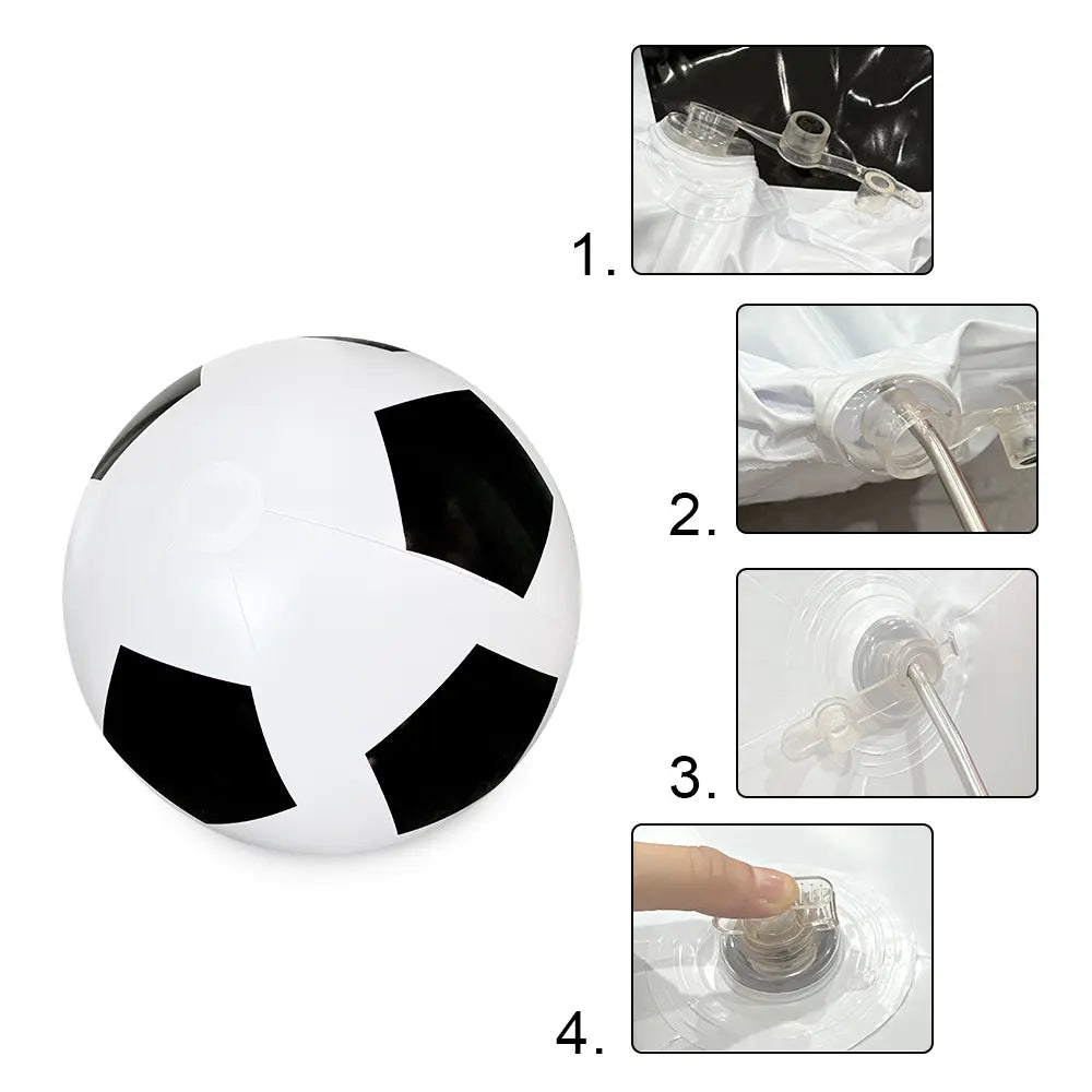 Large 23-Inch Inflatable Giant Soccer Ball, Beach Sports Ball, Pool Party Decor Toy, Super Large Beach Toy for Water Games