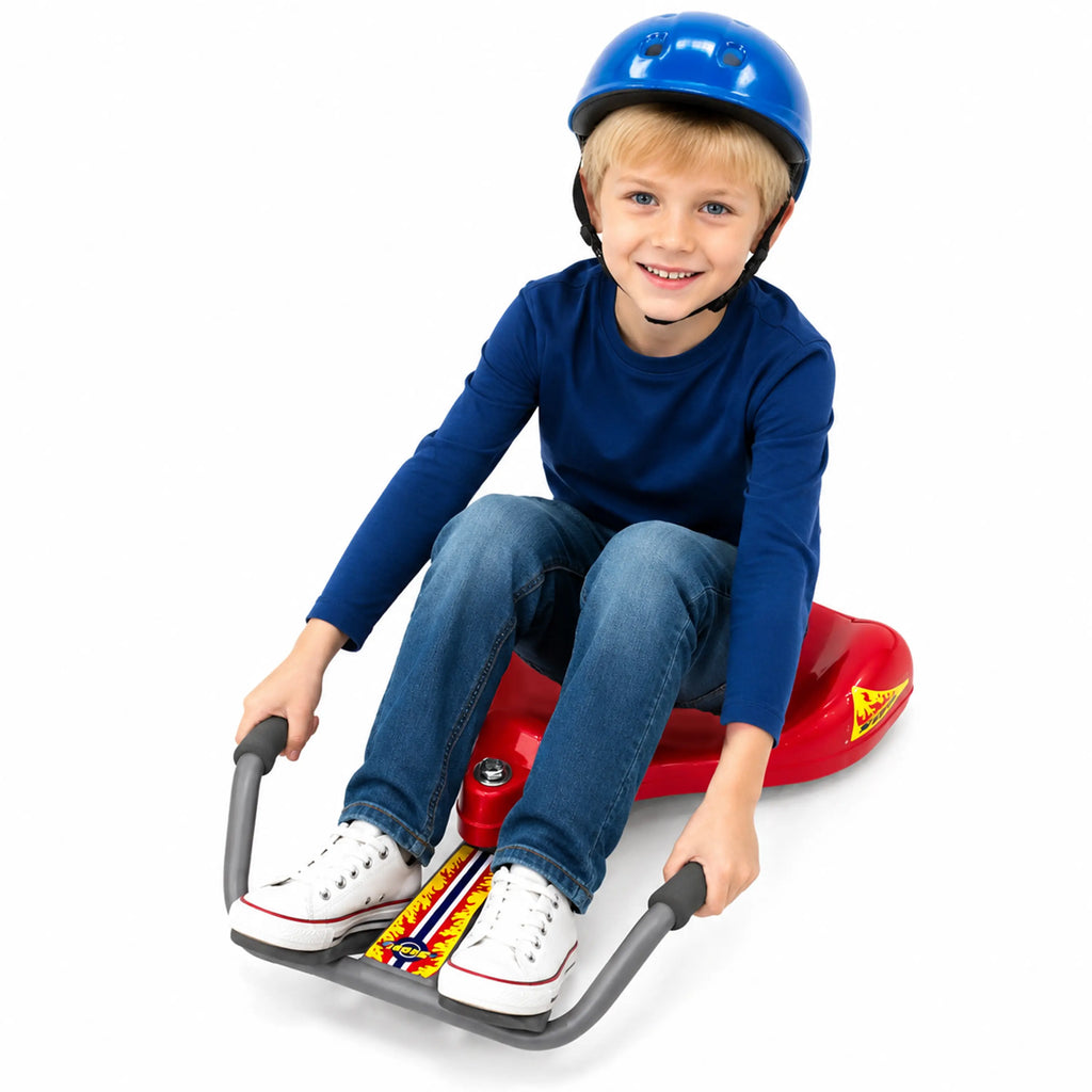 The Original Roller Racer Flying Turtle Sit Skate, Kid Powered, No Motor, No Pedals, No Batteries, Power by Zig Zag Motion, Promotes Active Play in or Outdoors, Non-Marring Skate Wheels