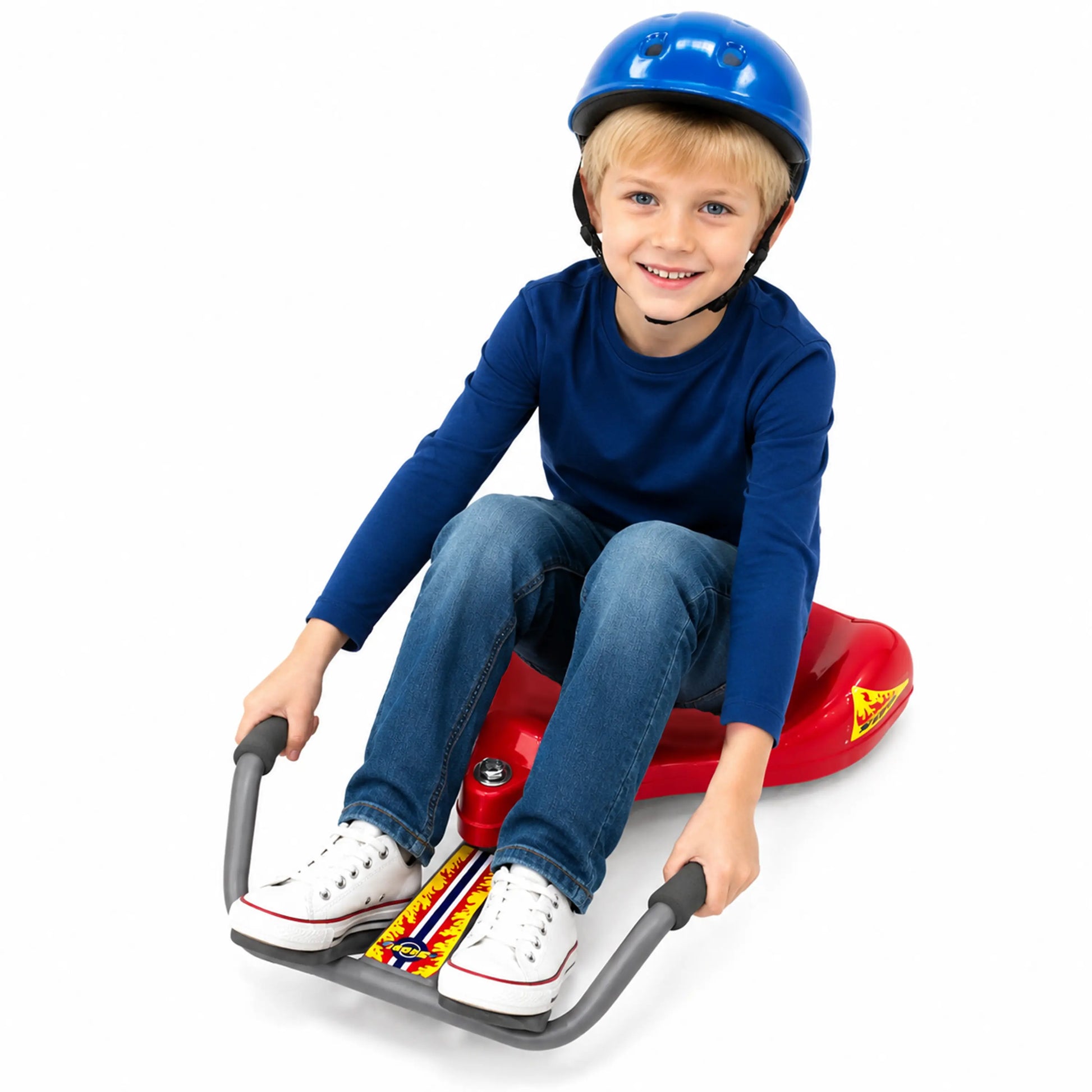 The Original Roller Racer Flying Turtle Sit Skate, Kid Powered, No Motor, No Pedals, No Batteries, Power by Zig Zag Motion, Promotes Active Play in or Outdoors, Non-Marring Skate Wheels