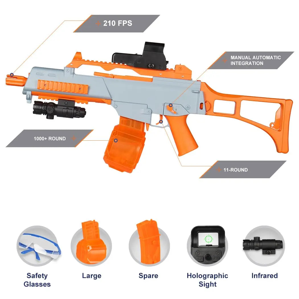Electric Water Blaster, Lightweight Outdoor Squirt Toy for Party Activities