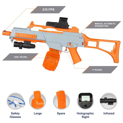 Electric Water Blaster, Lightweight Outdoor Squirt Toy for Party Activities