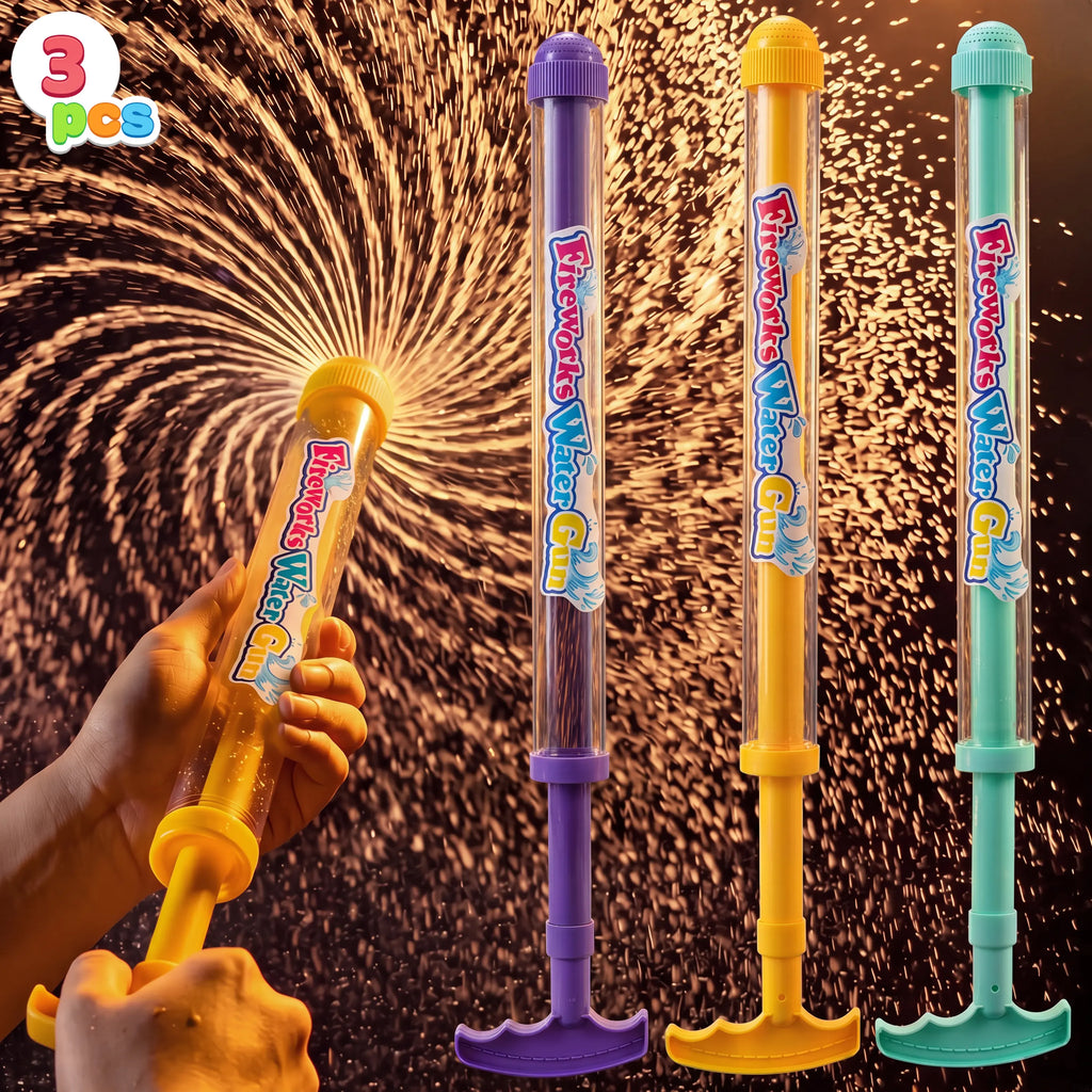 JOYIN Fireworks Water Gun, Firework Style Water Spray Gun for Kids & Adults, Fireworks Watergun for Bathing, Pool, Party Entertainment, Concert Family Gathering Marriage Proposal