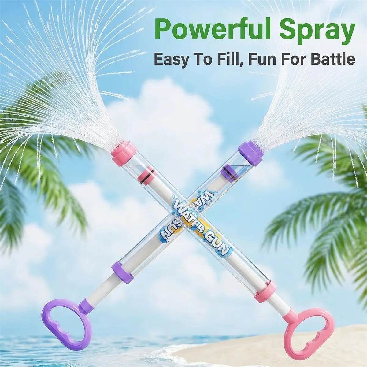 Firework Water Gun Set, Water Blasters, Outdoor Water Soaker, Vibrant Spray Pattern, Perfect Summer Outdoor Toy, Ideal for Birthday, Beach & Pool Games