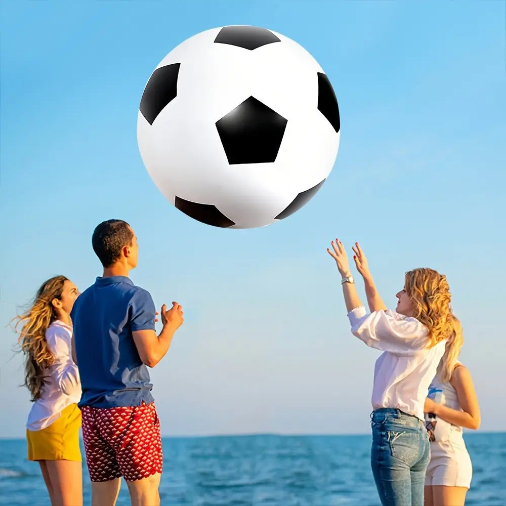 Large 23-Inch Inflatable Giant Soccer Ball, Beach Sports Ball, Pool Party Decor Toy, Super Large Beach Toy for Water Games