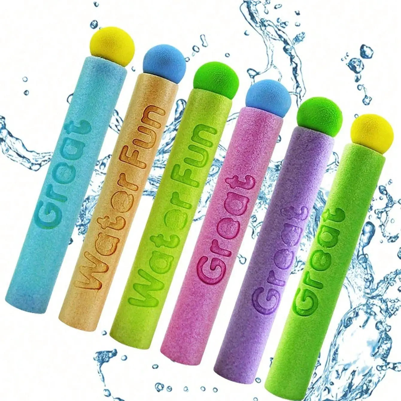 Water Gun, Colorful Water Polo, Water Fight Toy, Summer Water Toy for Water Park, Beach & Outdoor Pool Floats Activity, Pool Floaters, Water Blasters