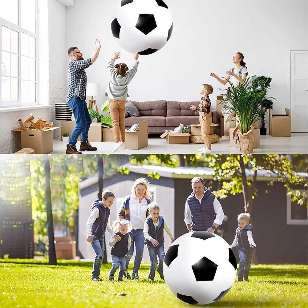 Large 23-Inch Inflatable Giant Soccer Ball, Beach Sports Ball, Pool Party Decor Toy, Super Large Beach Toy for Water Games