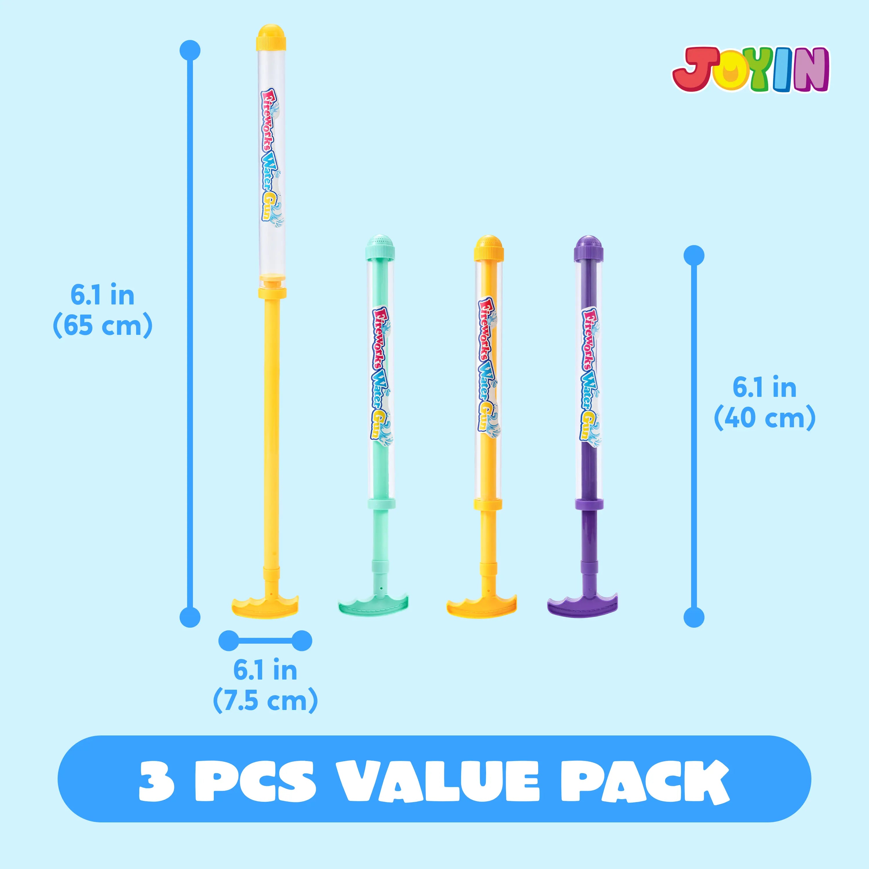 JOYIN Fireworks Water Gun, Firework Style Water Spray Gun for Kids & Adults, Fireworks Watergun for Bathing, Pool, Party Entertainment, Concert Family Gathering Marriage Proposal