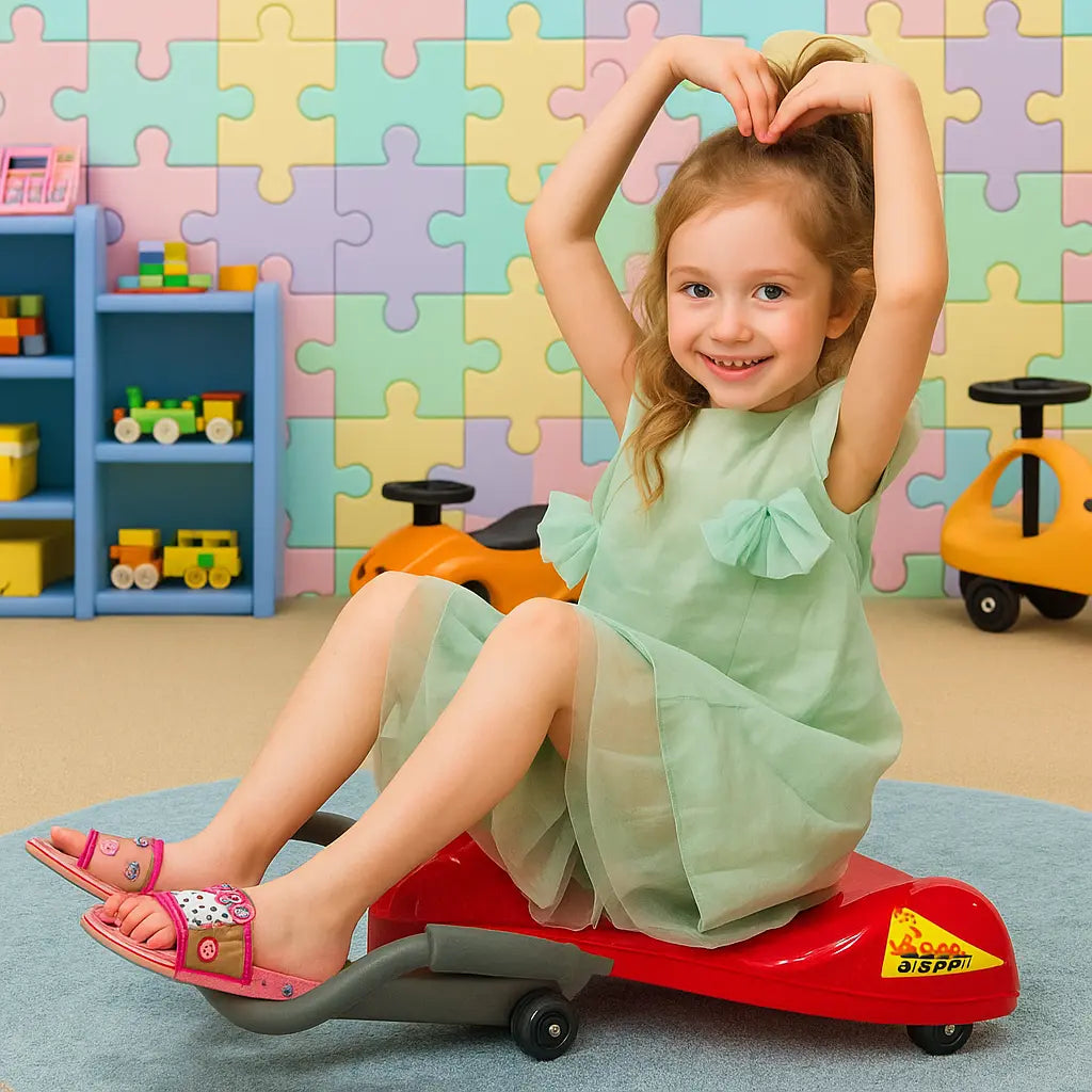 The Original Roller Racer Flying Turtle Sit Skate, Kid Powered, No Motor, No Pedals, No Batteries, Power by Zig Zag Motion, Promotes Active Play in or Outdoors, Non-Marring Skate Wheels