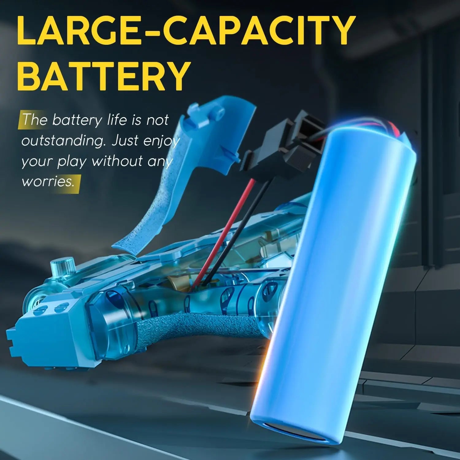 2026 NEW MSR Electric Water Blaster, Automatic Squirt Blaster with Glowing Muzzle, 320Cc High Capacity, up to 30 FT Range, IP67 Waterproof, Water Blasters for Kids Adults Outdoor Summer Swimming Pool Game Toys Birthday Gift Outdoorfun Summervibes
