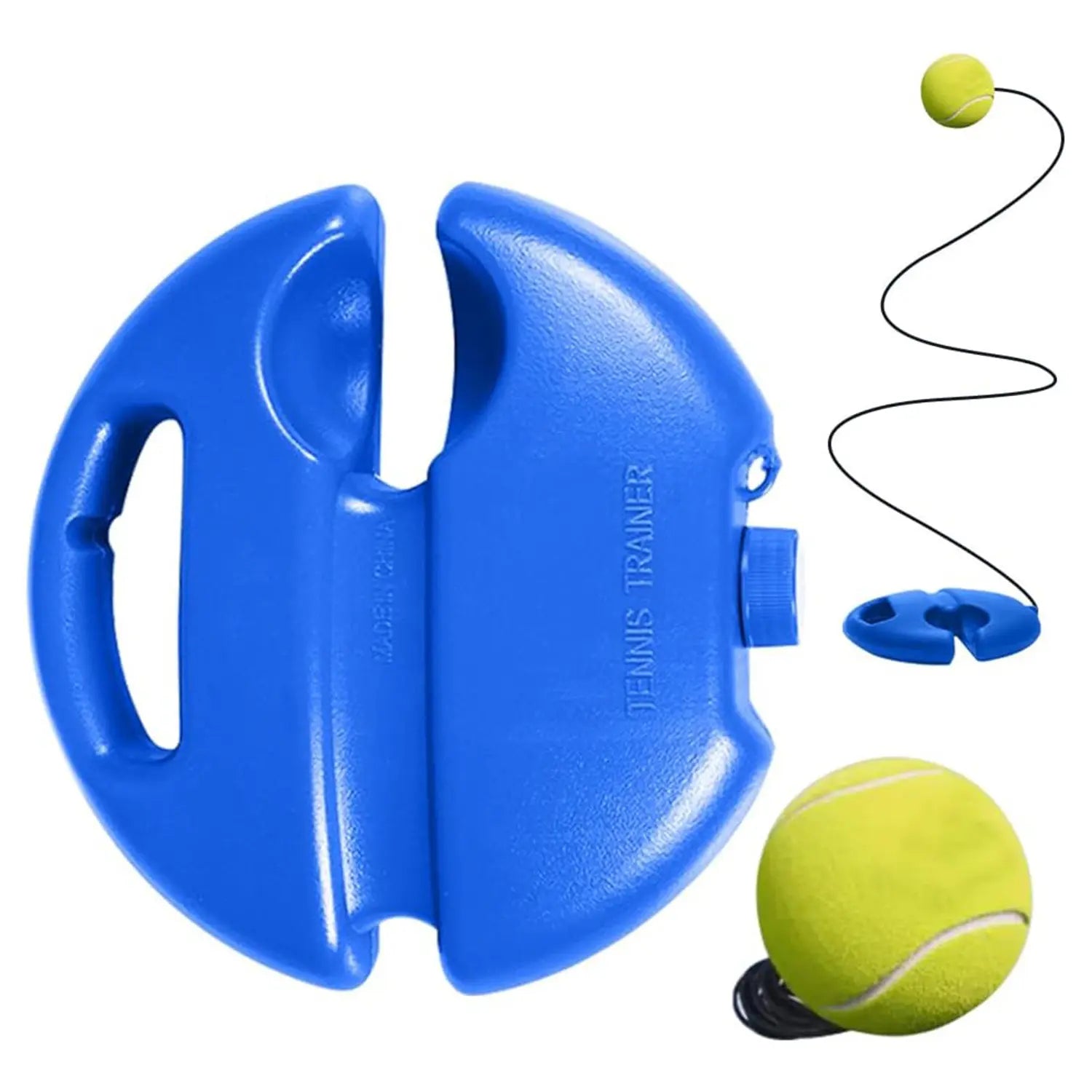 Tennis Ball Training Baseboard, Tennis Trainer Equipment Set, Tennis Trainer Ball with String, Tennis Trainer Rebound Ball, Multifunction Tennis Practice Rebounder for Backyard, Sport Active