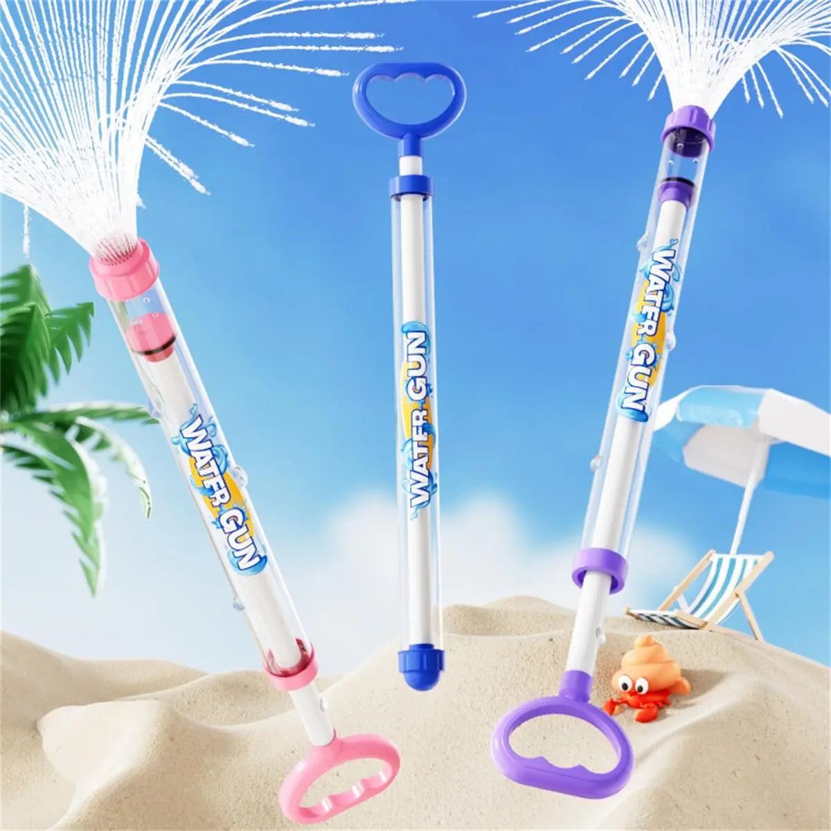 Firework Water Gun Set, Water Blasters, Outdoor Water Soaker, Vibrant Spray Pattern, Perfect Summer Outdoor Toy, Ideal for Birthday, Beach & Pool Games