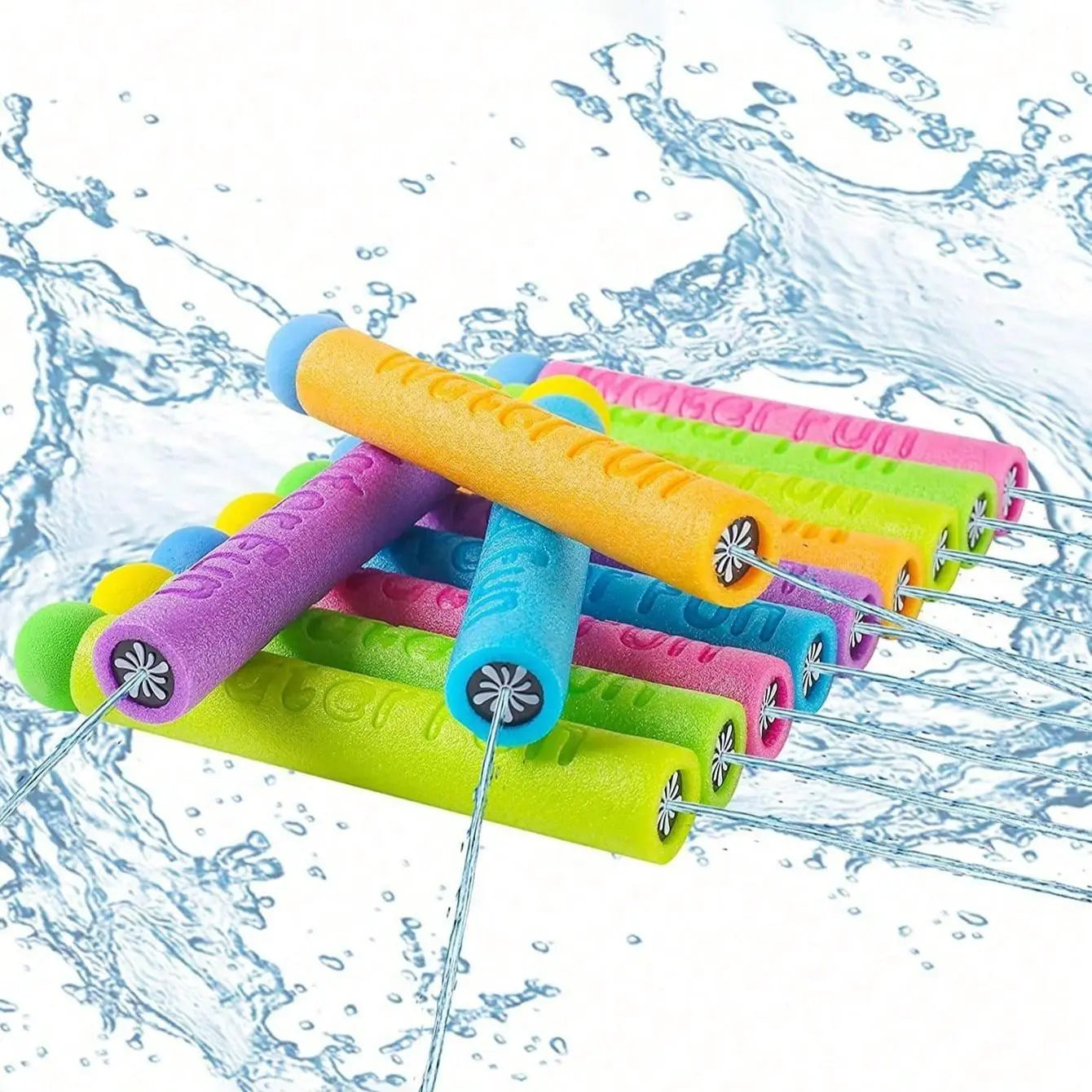 Water Gun, Colorful Water Polo, Water Fight Toy, Summer Water Toy for Water Park, Beach & Outdoor Pool Floats Activity, Pool Floaters, Water Blasters